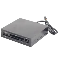 Картридер Gembird FDI2-ALLIN1-02-B USB, черный Картридер Gembird FDI2-ALLIN1-02-B USB, черный