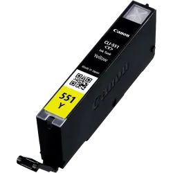 Картридж Canon CLI-551 Yellow, желтый, 7 мл