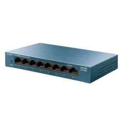 Сетевой коммутатор TP-Link LS108G 8 портов Gigabit Ethernet Синий Сетевой коммутатор TP-Link LS108G 8 портов Gigabit Ethernet Синий