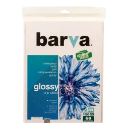 Фотобумага Barva Everyday Glossy A4, глянцевая, 150 г/м², 60 листов, белая