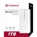 Внешний портативный HDD Transcend StoreJet 25C3S 1 ТБ, серебристый, USB 3.1