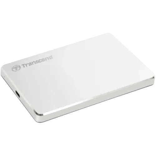 Внешний портативный HDD Transcend StoreJet 25C3S 2 ТБ, USB 3.1 Type-C, серебристый Внешний портативный HDD Transcend StoreJet 25C3S 2 ТБ, USB 3.1 Type-C, серебристый