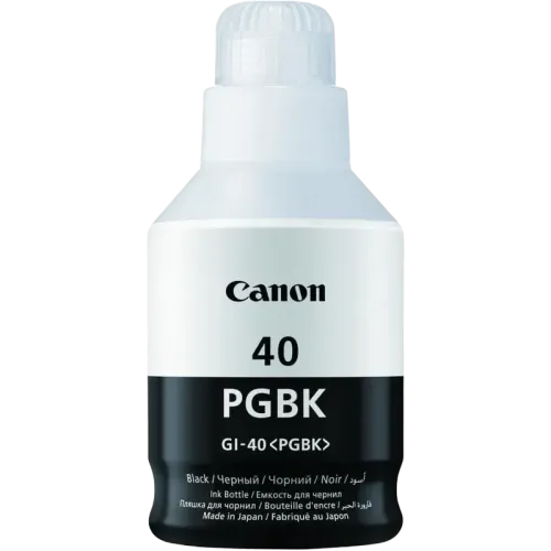 Контейнер с чернилами Canon GI-40, чёрный, 170 мл