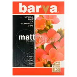 Фотобумага Barva Everyday Matt IP-A230-022 A4 230 г/м², матовая, белая, 50 листов