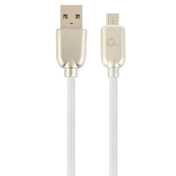 Кабель Cablexpert CC-USB2R-AMmBM-1M-W USB-A - micro-USB, 1 м, 2.1 А, белый