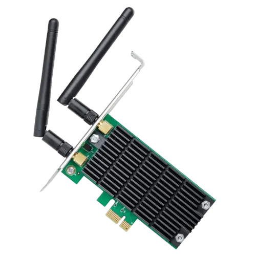Сетевой адаптер PCIe TP-LINK Archer T4E, Wi-Fi AC1200, 867 Мбит/с, 2.4/5 ГГц Сетевой адаптер PCIe TP-LINK Archer T4E, Wi-Fi AC1200, 867 Мбит/с, 2.4/5 ГГц