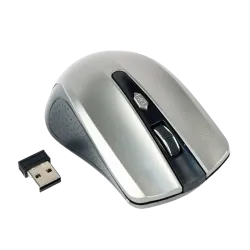 Беспроводная мышь Gembird MUSW-4B-04-BG, 1600 dpi, 4 кнопки, черно-серая