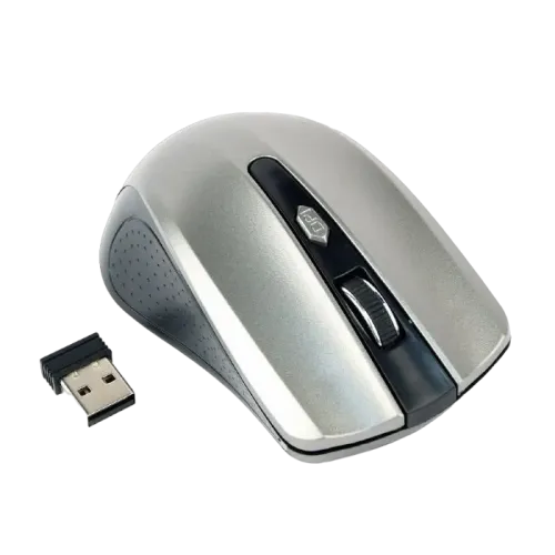 Беспроводная мышь Gembird MUSW-4B-04-BG, 1600 dpi, 4 кнопки, черно-серая