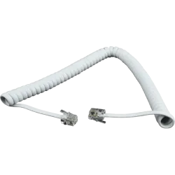 Кабель для телефонной трубки Cablexpert TC4P4CS-2M RJ10 4P4C 2 м Белый Кабель для телефонной трубки Cablexpert TC4P4CS-2M RJ10 4P4C 2 м Белый