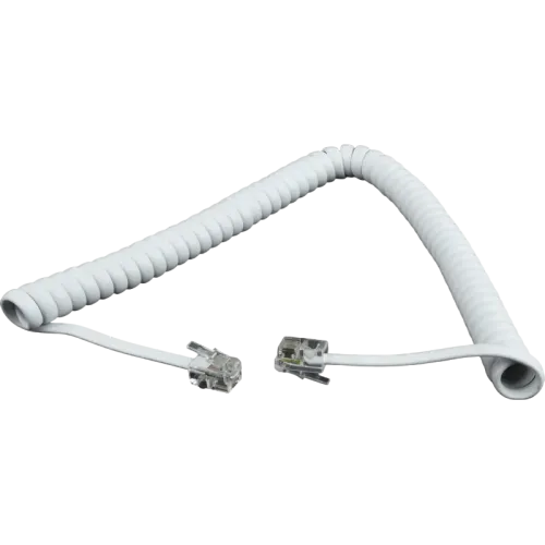 Кабель для телефонной трубки Cablexpert TC4P4CS-2M RJ10 4P4C 2 м Белый Кабель для телефонной трубки Cablexpert TC4P4CS-2M RJ10 4P4C 2 м Белый