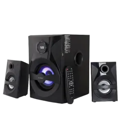 Компьютерные колонки F&D F380X, 2.1, 54 Вт, Bluetooth, FM-радио, черные