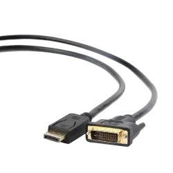 Видеокабель Cablexpert CC-DPM-DVIM-6 DisplayPort - DVI-D, 1.8 м, чёрный Видеокабель Cablexpert CC-DPM-DVIM-6 DisplayPort - DVI-D, 1.8 м, чёрный