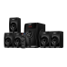 Компьютерная акустика SVEN HT-202 5.1, 100 Вт, Bluetooth, FM, чёрная