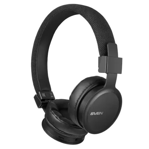 Беспроводные наушники SVEN AP-B700MV, чёрные, Bluetooth 5.0, до 12 часов работы