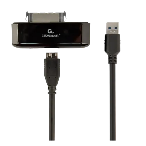 Адаптер Cablexpert AUS3-02 USB 3.0 - SATA для HDD/SSD 2.5", 0,5 м, черный Адаптер Cablexpert AUS3-02 USB 3.0 - SATA для HDD/SSD 2.5", 0,5 м, черный