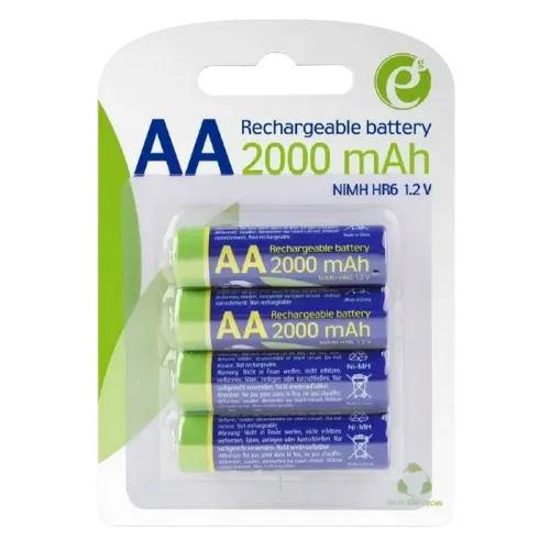 Аккумуляторные батарейки Energenie EG-BA-AA20R4-01 AA, Ni-MH, 2000 мАч, 4 шт.