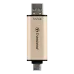 USB-флешка Transcend JetFlash 930C 512 ГБ USB 3.1, USB Type-C + Type-A, золотая USB-флешка Transcend JetFlash 930C 512 ГБ USB 3.1, USB Type-C + Type-A, золотая