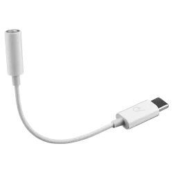Аудиоадаптер Cellularline Music Enabler Type-C USB-C - Jack 3,5 мм, 15 см, белый Аудиоадаптер Cellularline Music Enabler Type-C USB-C - Jack 3,5 мм, 15 см, белый