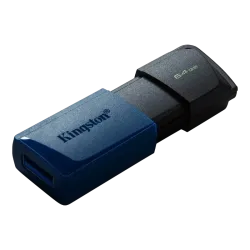 USB-флешка Kingston DataTraveler Exodia M 64 ГБ USB 3.2 Черная/Синяя USB-флешка Kingston DataTraveler Exodia M 64 ГБ USB 3.2 Черная/Синяя