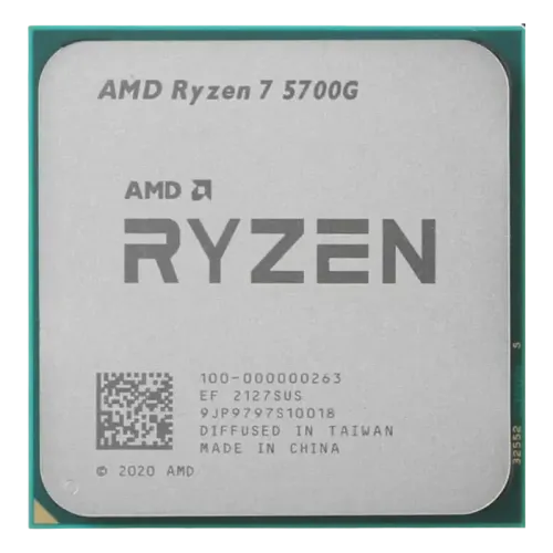 Процессор AMD Ryzen 7 5700G Tray AM4, 3.8-4.6 ГГц, Radeon Graphics Процессор AMD Ryzen 7 5700G Tray AM4, 3.8-4.6 ГГц, Radeon Graphics