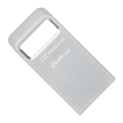 USB-флешка Kingston DataTraveler Micro 64 ГБ USB 3.2 Серебристая USB-флешка Kingston DataTraveler Micro 64 ГБ USB 3.2 Серебристая