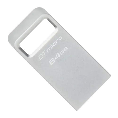USB-флешка Kingston DataTraveler Micro 64 ГБ USB 3.2 Серебристая USB-флешка Kingston DataTraveler Micro 64 ГБ USB 3.2 Серебристая