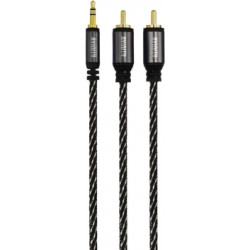 Аудиокабель Avinity Jack 3.5 мм - 2 RCA, 1.5 м Аудиокабель Avinity Jack 3.5 мм - 2 RCA, 1.5 м