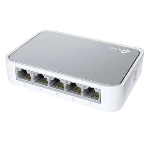 Сетевой коммутатор TP-LINK TL-SF1005D 5x 100 Мбит/с, белый