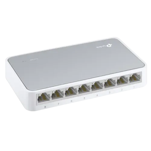 Сетевой коммутатор TP-Link TL-SF1008D 8 портов 100 Мбит/с Белый