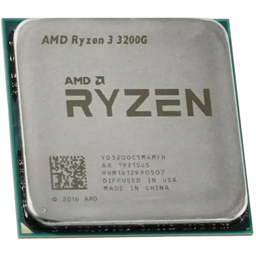 Процессор AMD Ryzen 3 3200G Tray AM4, 3.6-4.0 ГГц, Radeon Vega 8 Процессор AMD Ryzen 3 3200G Tray AM4, 3.6-4.0 ГГц, Radeon Vega 8