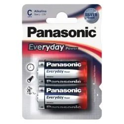 Батарейки Panasonic Alkaline Power LR14REE C (LR14), 1.5 В, щелочные, 2 шт. Батарейки Panasonic Alkaline Power LR14REE C (LR14), 1.5 В, щелочные, 2 шт.