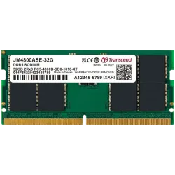Оперативная память Transcend JetRam 32 ГБ DDR5 4800 МГц SO-DIMM, CL40, зеленая