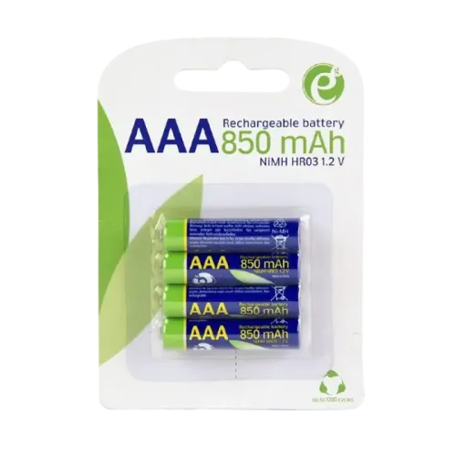 Аккумуляторы Energenie EG-BA-AAA8R4-01 AAA Ni-MH 850 мАч, 4 шт. Аккумуляторы Energenie EG-BA-AAA8R4-01 AAA Ni-MH 850 мАч, 4 шт.