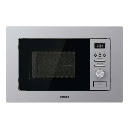 Встраиваемая микроволновая печь Gorenje BMI201AG1X 20 л, 800 Вт, гриль, нержавеющая сталь Встраиваемая микроволновая печь Gorenje BMI201AG1X 20 л, 800 Вт, гриль, нержавеющая сталь
