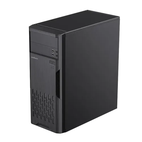 Корпус для ПК Sohoo 2810BK Midi-Tower, ATX, чёрный Корпус для ПК Sohoo 2810BK Midi-Tower, ATX, чёрный