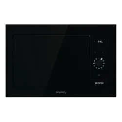 Встраиваемая микроволновая печь Gorenje BM235G1SYB 23 л, 900 Вт, кварцевый гриль, чёрная
