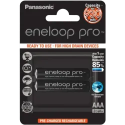 Аккумуляторы Panasonic Eneloop Pro BK-4HCDE/2CP AAA 930 мАч, Ni-MH, 2 шт.