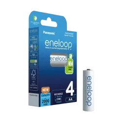 Аккумуляторные батарейки Panasonic Eneloop BK-3MCDE/4CP AA, Ni-MH, 2000 мАч, 4 шт.