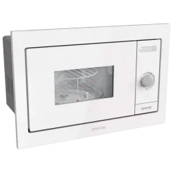 Встраиваемая микроволновая печь Gorenje BM235G1SYW 23 л, 900 Вт, кварцевый гриль, белая