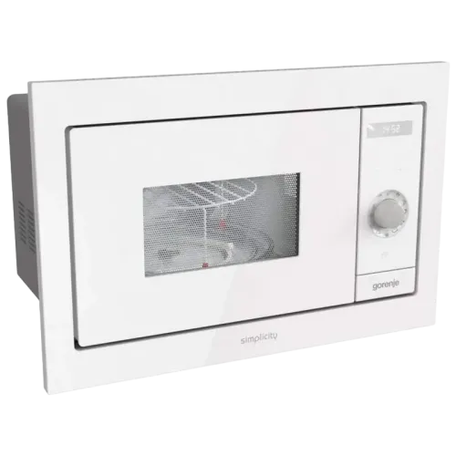 Встраиваемая микроволновая печь Gorenje BM235G1SYW 23 л, 900 Вт, кварцевый гриль, белая