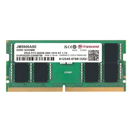 Оперативная память Transcend JetRam 24 ГБ DDR5 5600 МГц, SO-DIMM