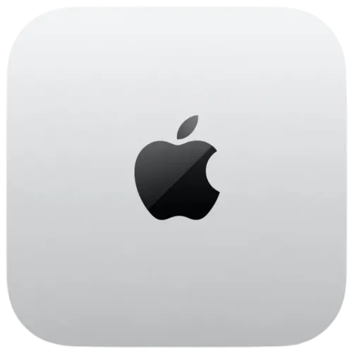 Компьютер Apple Mac mini M4, 16 ГБ RAM, SSD 256 ГБ, серебристый