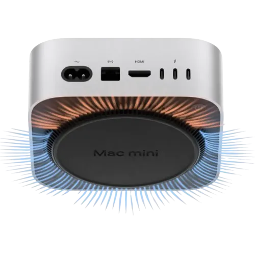 Компьютер Apple Mac mini M4, 24 ГБ RAM, 512 ГБ SSD, серебристый