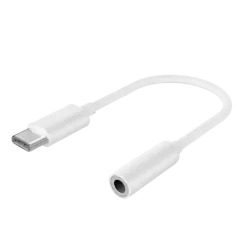 Аудиоадаптер Cablexpert A-CM-3.5F-01 USB Type-C на 3,5 мм, белый Аудиоадаптер Cablexpert A-CM-3.5F-01 USB Type-C на 3,5 мм, белый