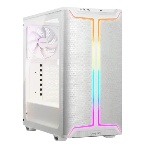 Корпус для ПК be quiet! PURE BASE 501 DX Midi-Tower сталь, ABS пластик и закалённое стекло, белый, ARGB, без БП Корпус для ПК be quiet! PURE BASE 501 DX Midi-Tower сталь, ABS пластик и закалённое стекло, белый, ARGB, без БП