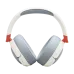 Детские беспроводные наушники JBL JR470NC с шумоподавлением, белые/серые Детские беспроводные наушники JBL JR470NC с шумоподавлением, белые/серые
