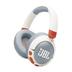 Детские беспроводные наушники JBL JR470NC с шумоподавлением, белые/серые Детские беспроводные наушники JBL JR470NC с шумоподавлением, белые/серые