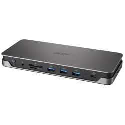 Док-станция Acer GP.DCK11.01Q, 11 портов, HDMI, DisplayPort, USB-C, LAN, серая
