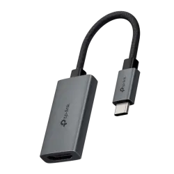 Адаптер TP-Link UA520C USB Type-C - HDMI, 10 см, серый