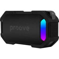 Портативная Bluetooth-колонка Proove Black Rock 10 Вт, IPX7, RGB, чёрная